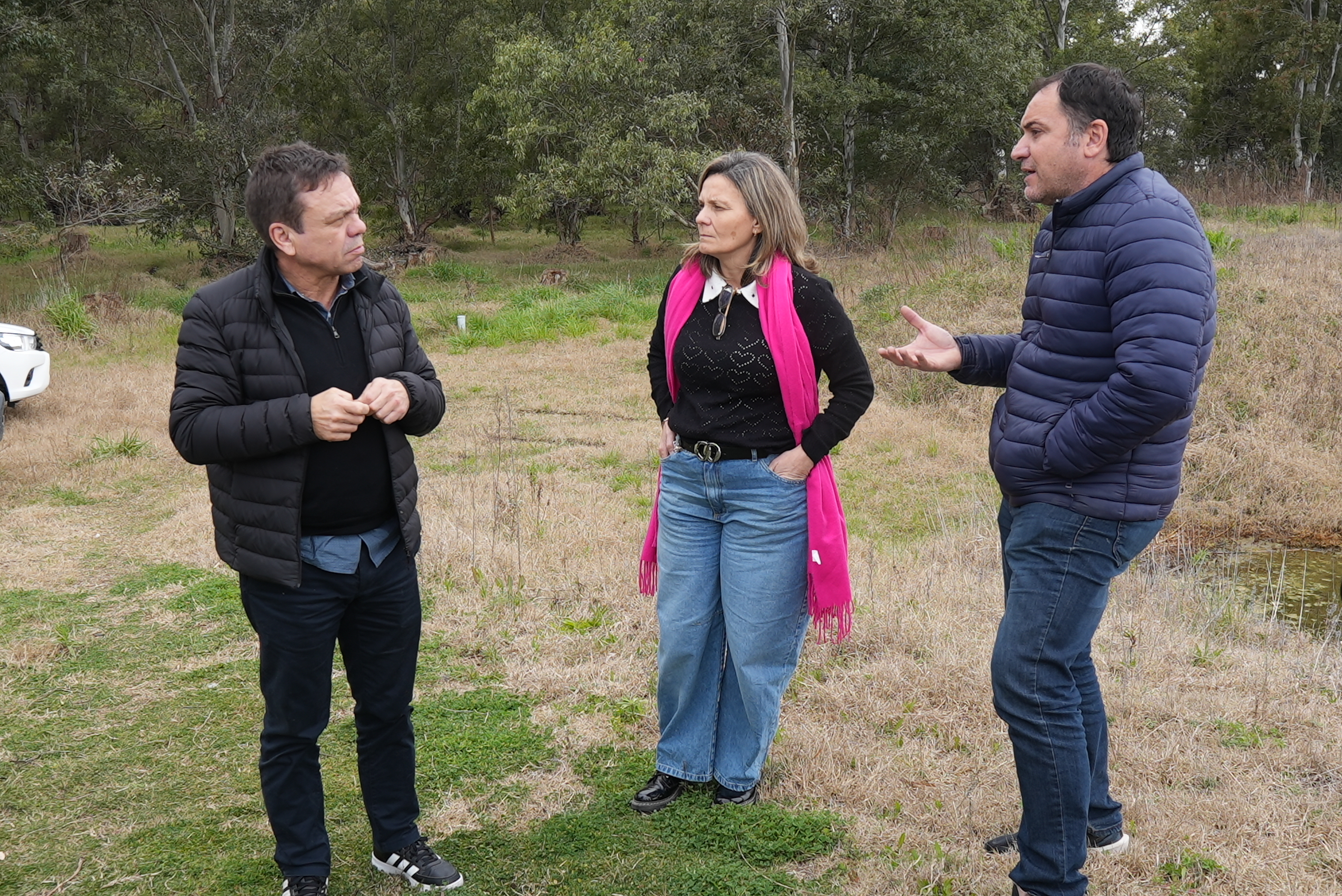 TÉCNICOS DEL CEAMSE RECORRIERON EL RELLENO SANITARIO Y EL BASURAL